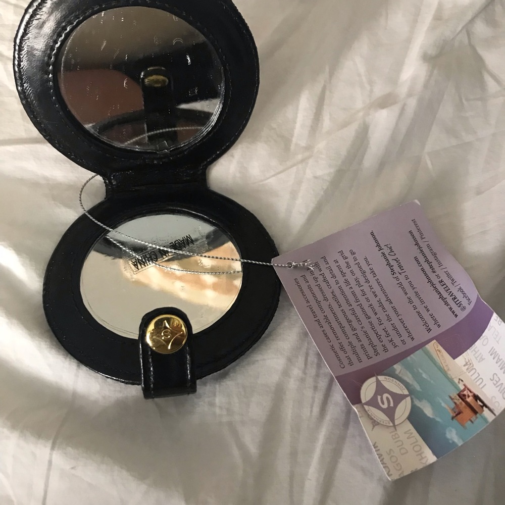 Luxury travel makeup mirror Stephanie J
